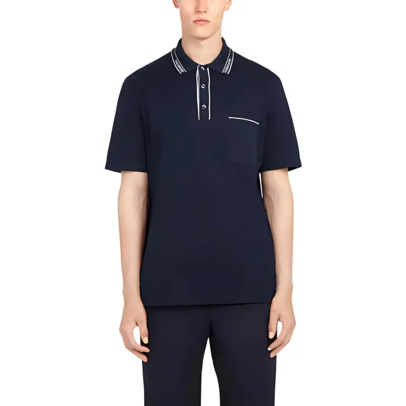 FERRAGAMO Polo Shirt Men's Blue-2