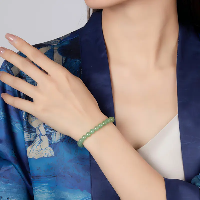 Cuiya Golden Building Aventurine Bracelets Unisex-3