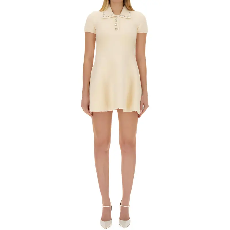 Self portrait Embellished Short Sleeved Dress-2