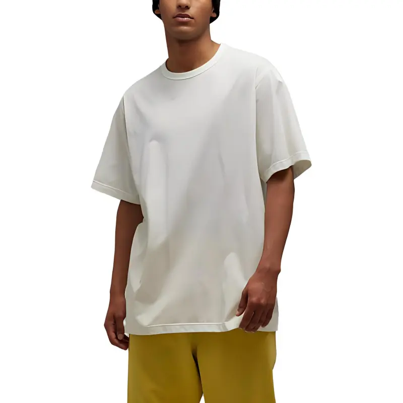 Y 3 T Shirts Unisex White-1