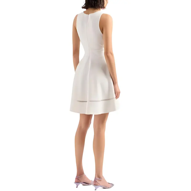 EMPORIO ARMANI Ottoman Jersey Flared Dress-3