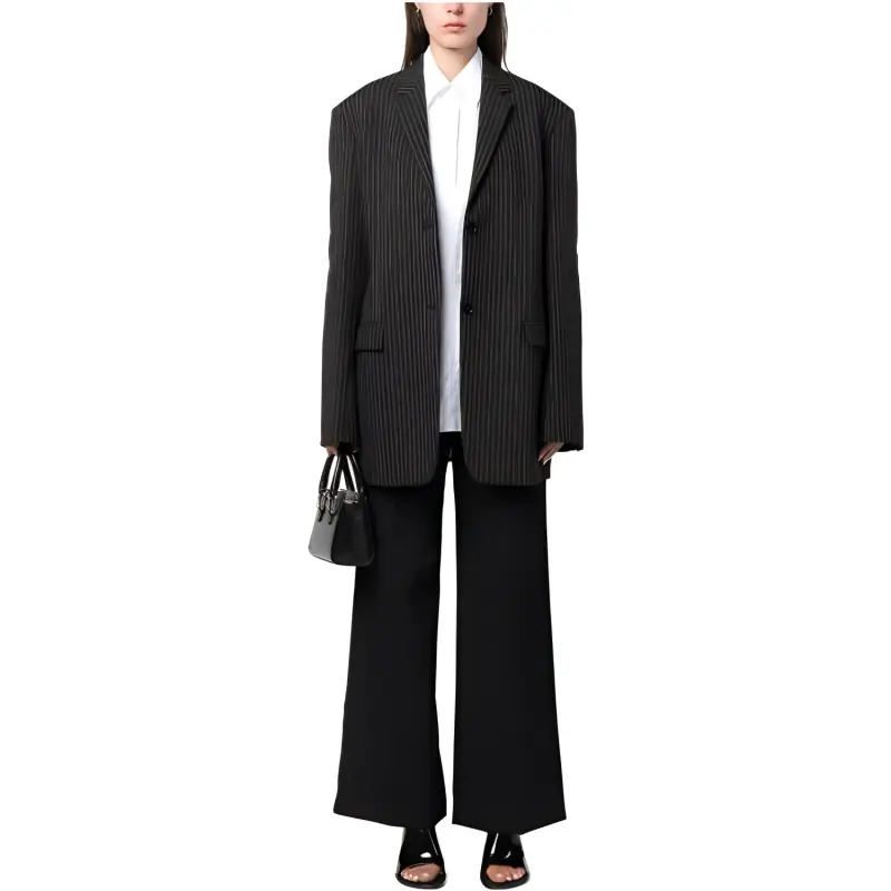 Lanvin High Waist Wide Leg Trousers-1