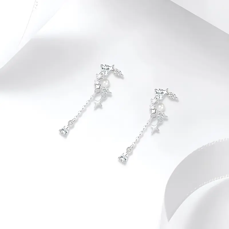 RboySe Alloy Stud Earrings Women's-4