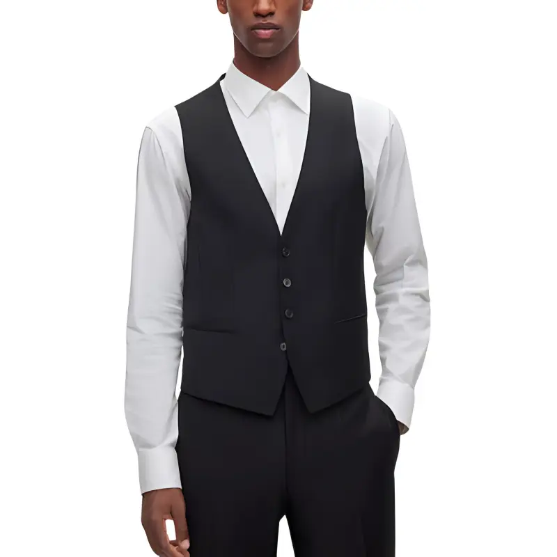 Boss Single breasted Buttoned Waistcoat-1