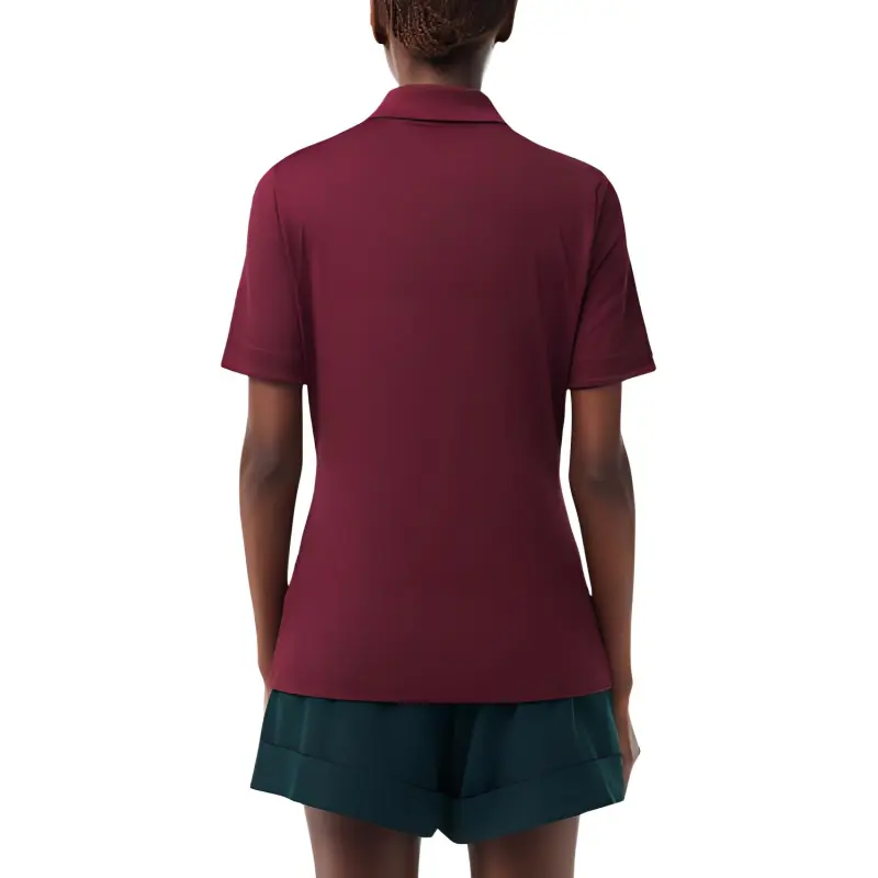 LACOSTE Polo Shirt Women's Bordeaux Red-3