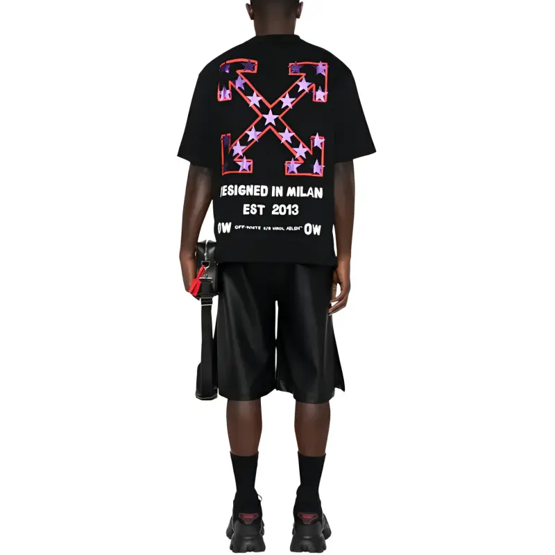 OFF WHITE Star Arrow Short Sleeved T Shirt-2
