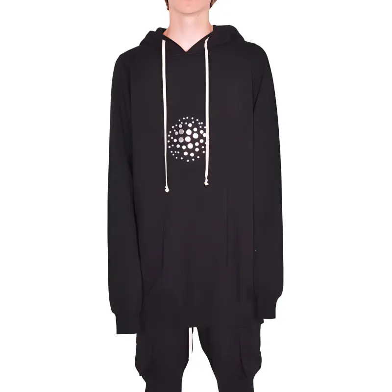 RICK OWENS Mirrored stud Hoodie-2