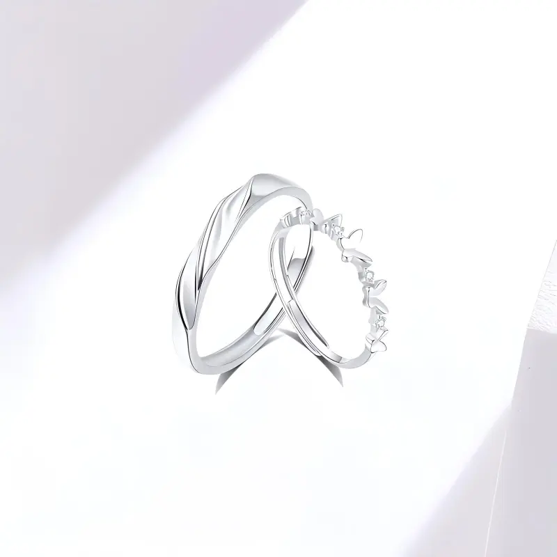 KING TAI SANG 999 Fine Silver Rings Unisex-1