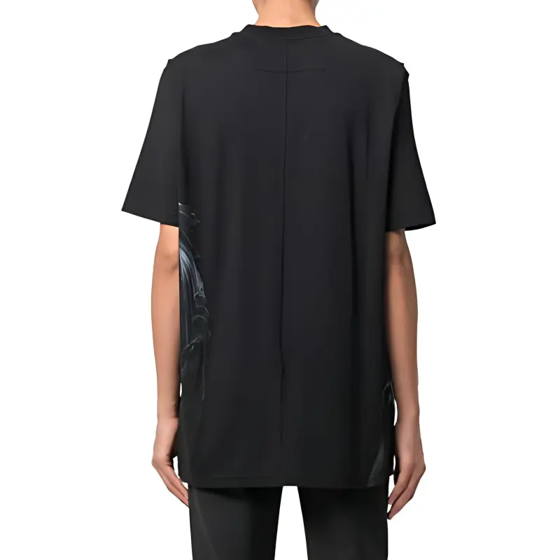 GIVENCHY Drop Shoulder Sleeve T-Shirt Women's Black-2