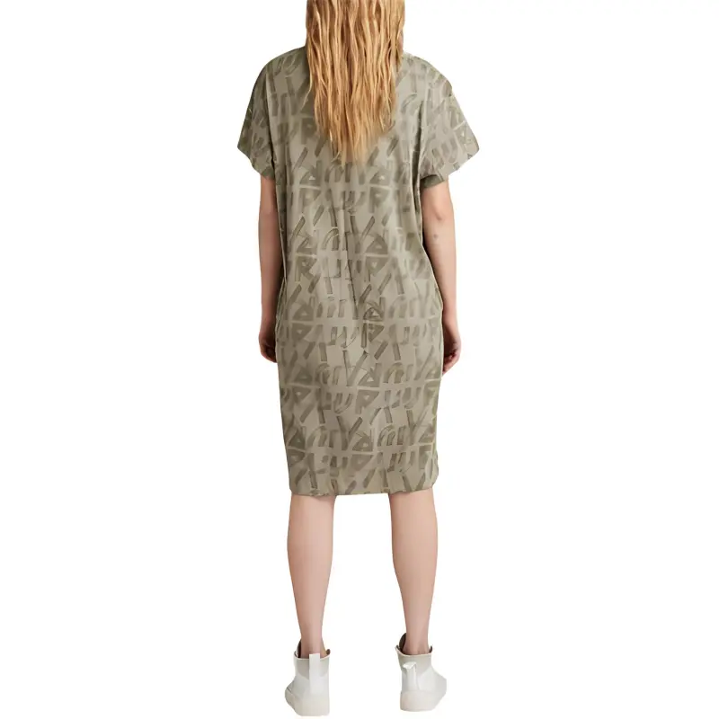 G-STAR RAW Short-Sleeved Dresses Women's Clover Original Patent Leather-2