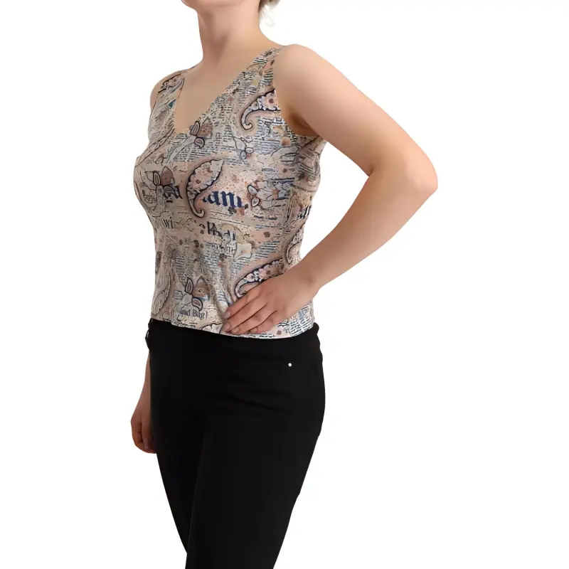 JOHN GALLIANO Tank Tops Women's Multicolor-2