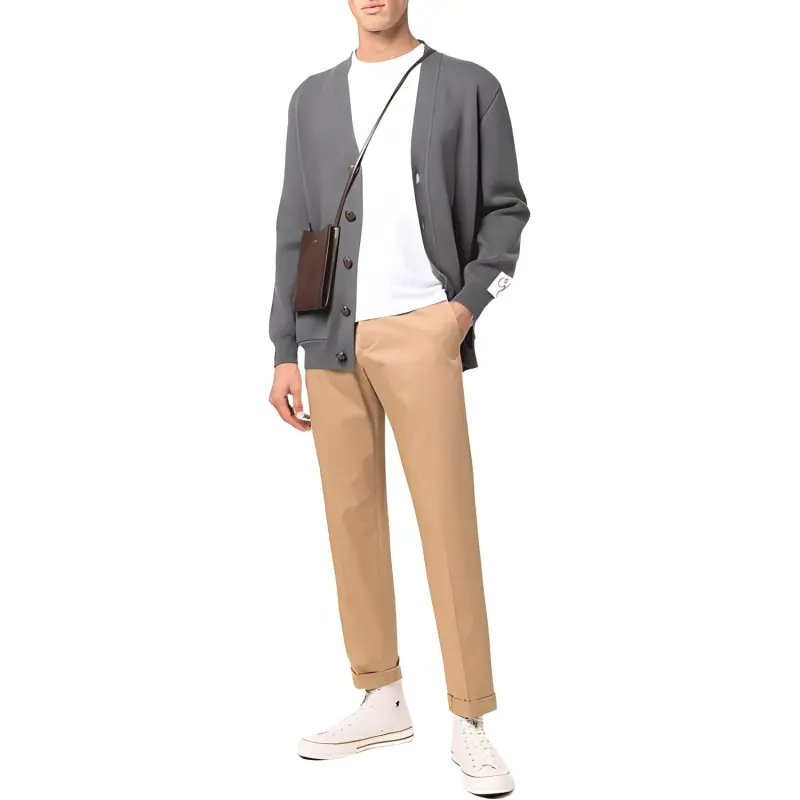 Golden Goose Deluxe Brand Corduroy Straight Leg Trousers-1