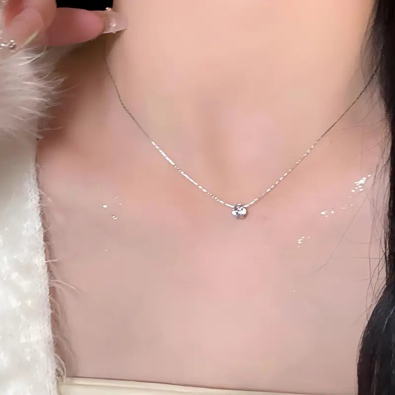 J&KINGLAY S925 Silver Necklaces Women's-6