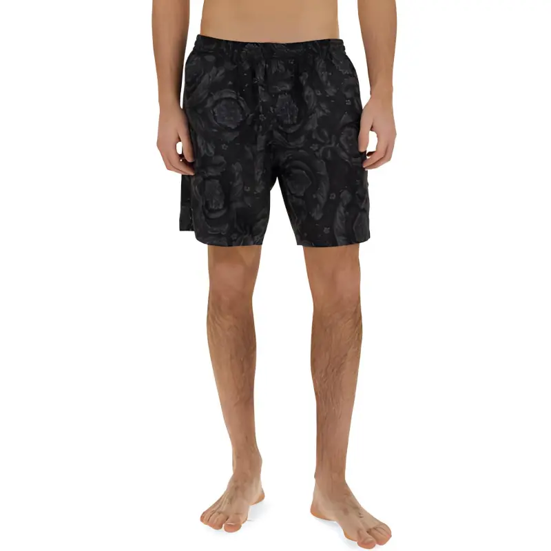 VERSACE Barocco Printed Reversible Drawstring Swim Shorts-3