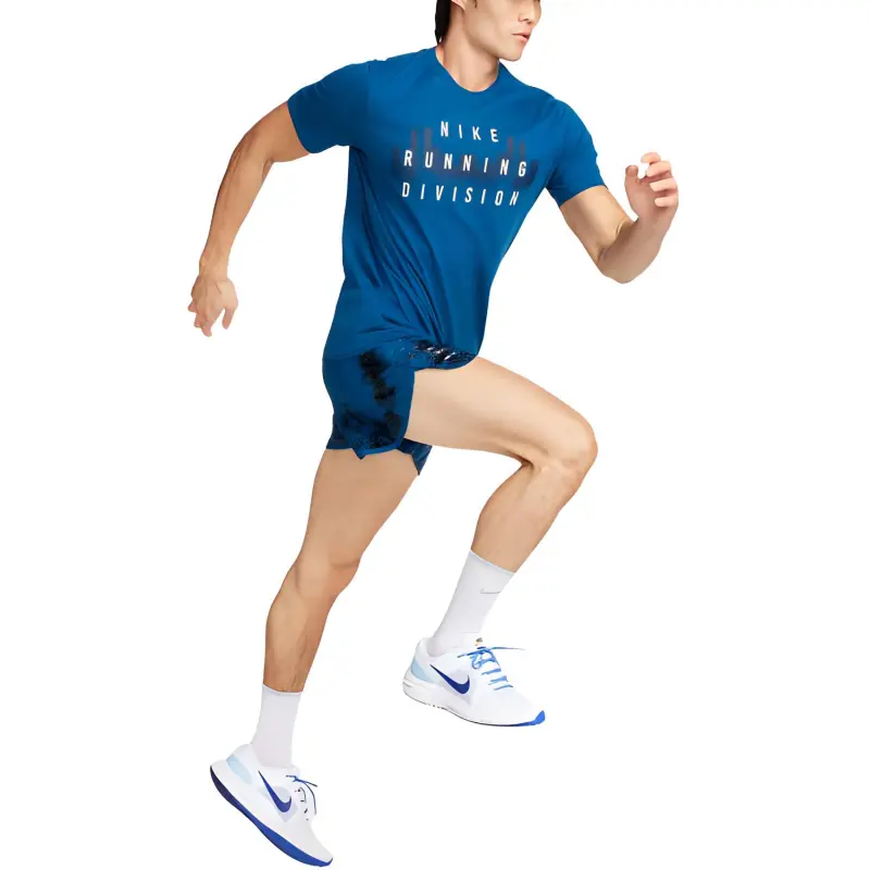 Nike Running T-Shirt T-Shirt Men's Blue-2