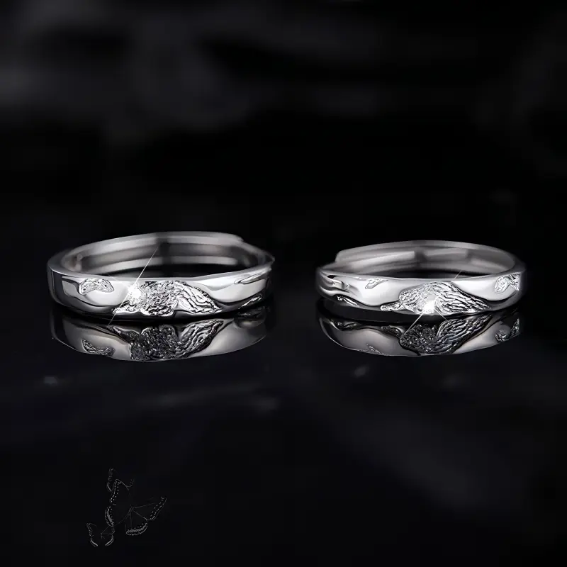 SWEET PLANET S925 Silver Rings Unisex-5