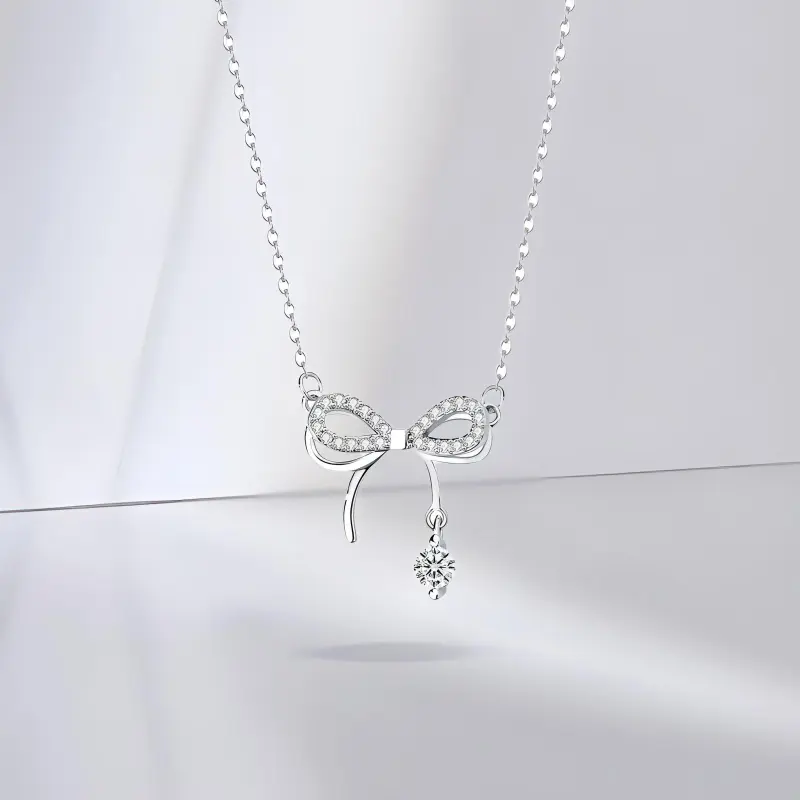 JUICY GRAPE S999 Silver Zircon Necklaces Women's-2