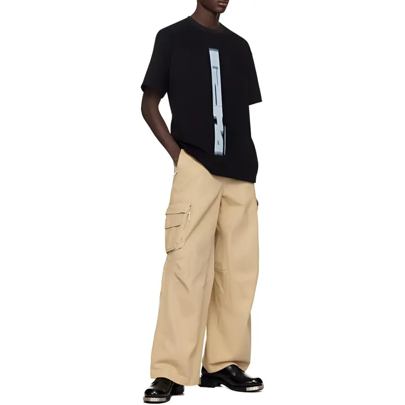 C2H4 Cargo Pants Men Khaki-3