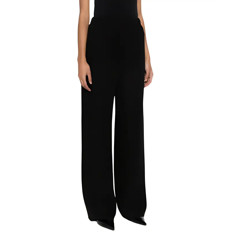 Valentino SS24 Casual Pants Women's Black-1