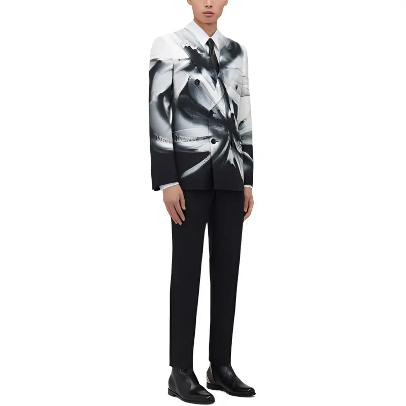 Alexander McQueen Dragonfly Shadow Double breasted Blazer-3
