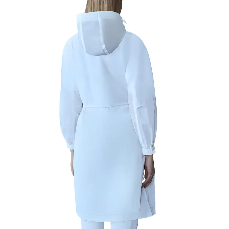 MACKAGE SS25 Trench Coat Women's White-1