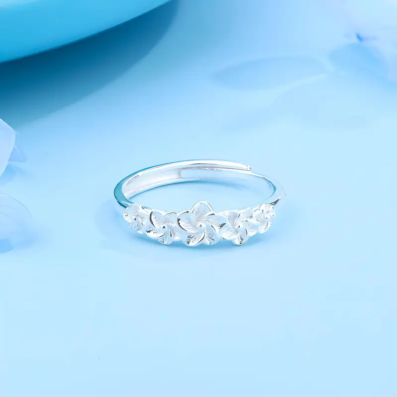 Hi There S 990 Silver Rings Women's-2