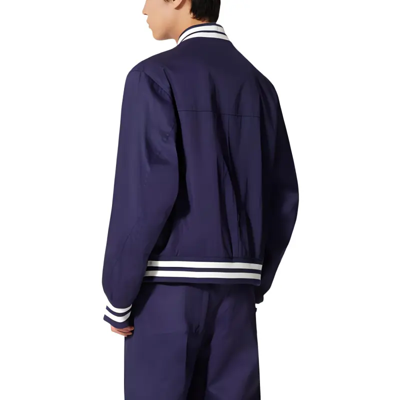 Valentino Logo Patch Varsity Bomber Jacket-2