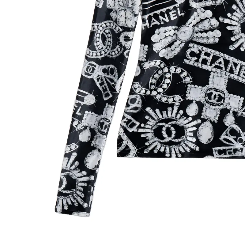 CHANEL 23 Fall And Winter New Arrivals Knitwear Women's Black-4
