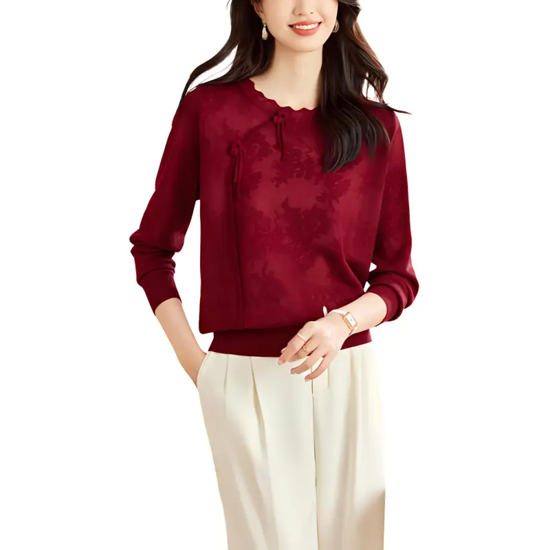 Korean style Sweaters Women's-4