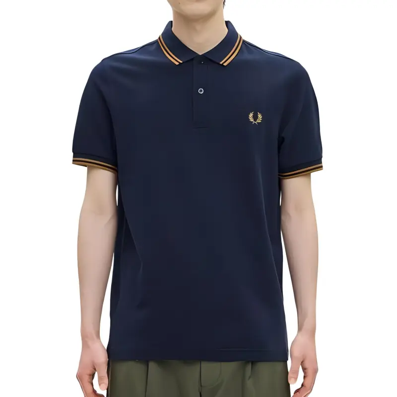 FRED PERRY Polo Shirt Men's Blue-2