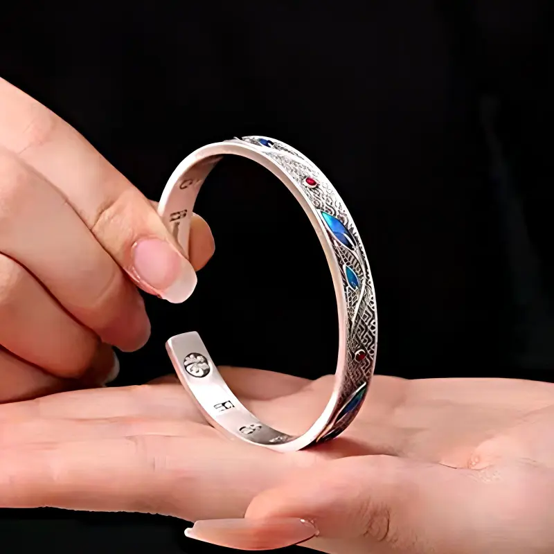 FMC S999 Fine Silver Sterling Silver Bracelets Unisex-4