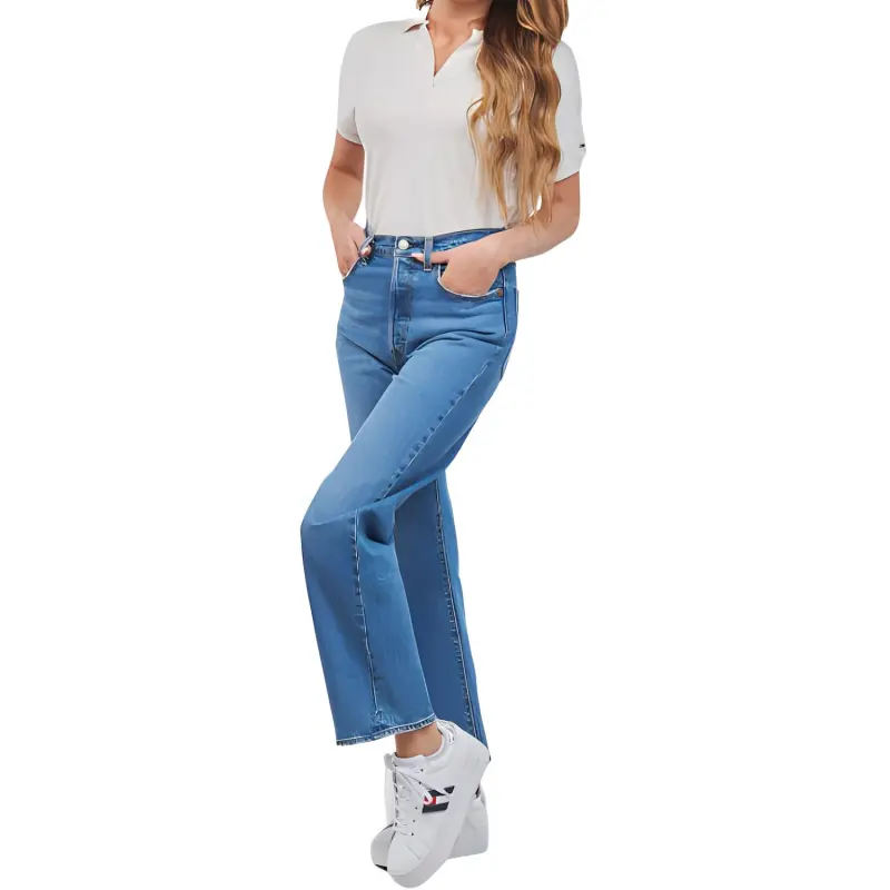 Tommy Hilfiger Polo Shirt Women's White-1
