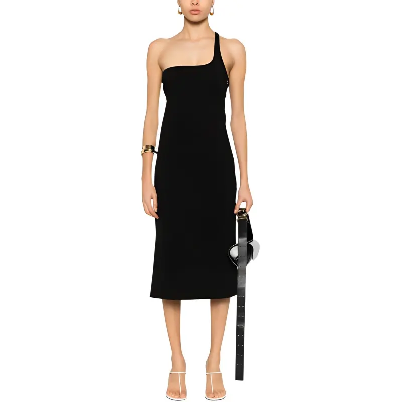 GAUCHERE Halterneck Midi Dress-3