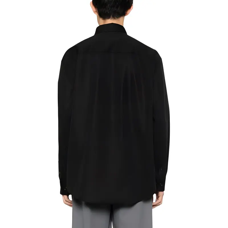 OFF-WHITE Logo-embroidered Cotton Shirt-2