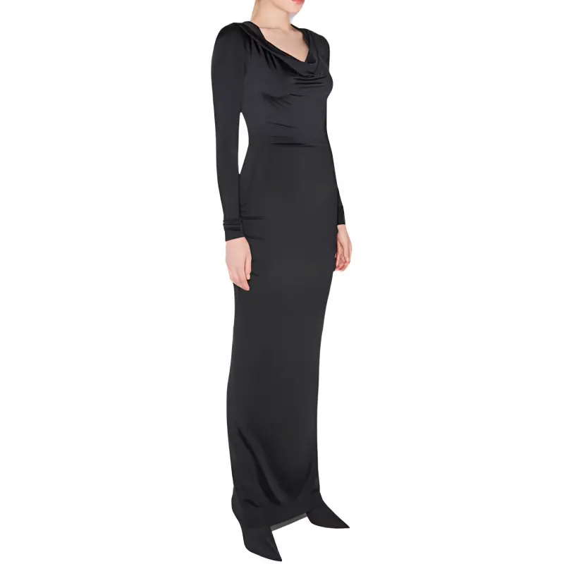 Misbhv Long Sleeved Dress Women's Black-2
