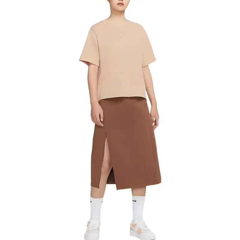 Nike T Shirt Women's Linen Yellow-1