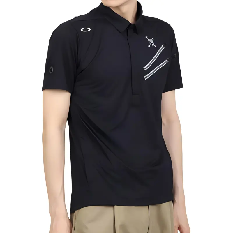 Oakley Polo Shirts Men Black-2