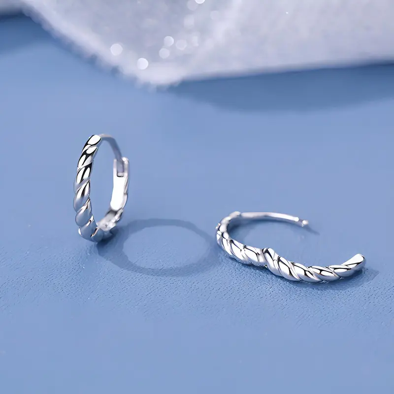 NVBBK Sterling Silver Earrings Women's-3