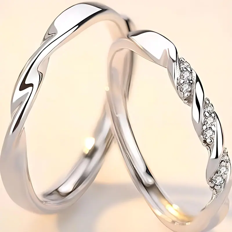 D.K.X S999 Fine Silver Rings Unisex-1