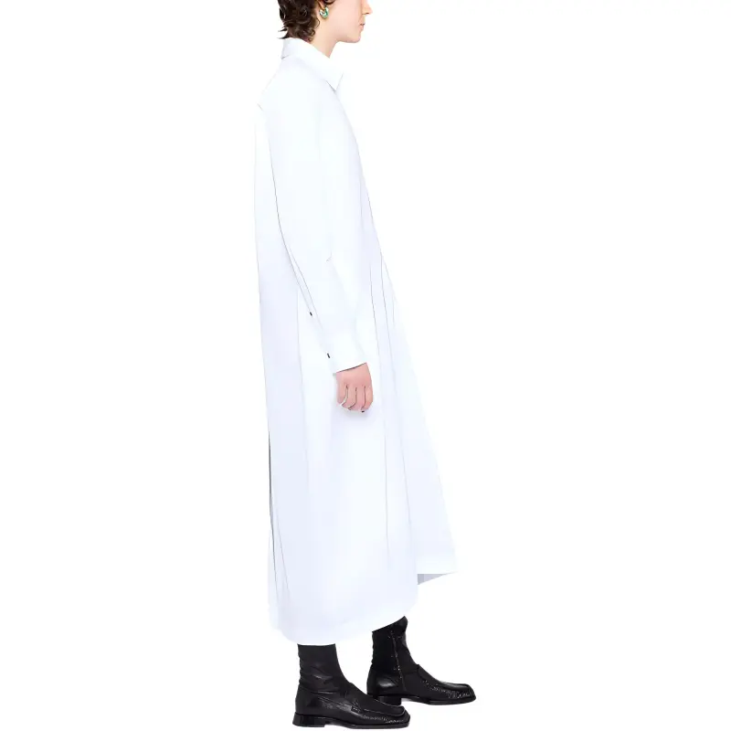 JIL SANDER Baggy fit Shirt Maxi Dress-3