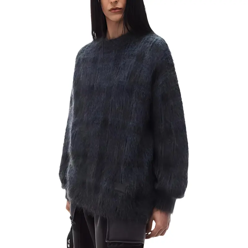 Alexander Wang Plaid Oversized Jumper-4
