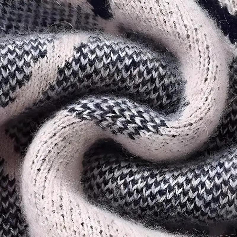 CARTELO Cashmere Knit Scarves Unisex-4
