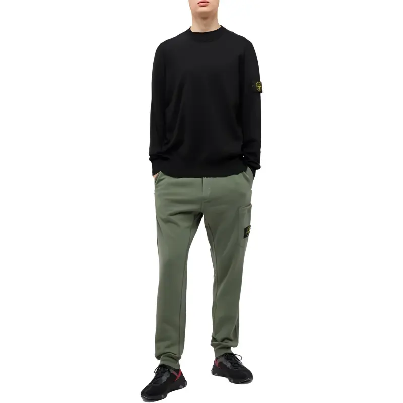 STONE ISLAND Sweatshirts Unisex Black-1
