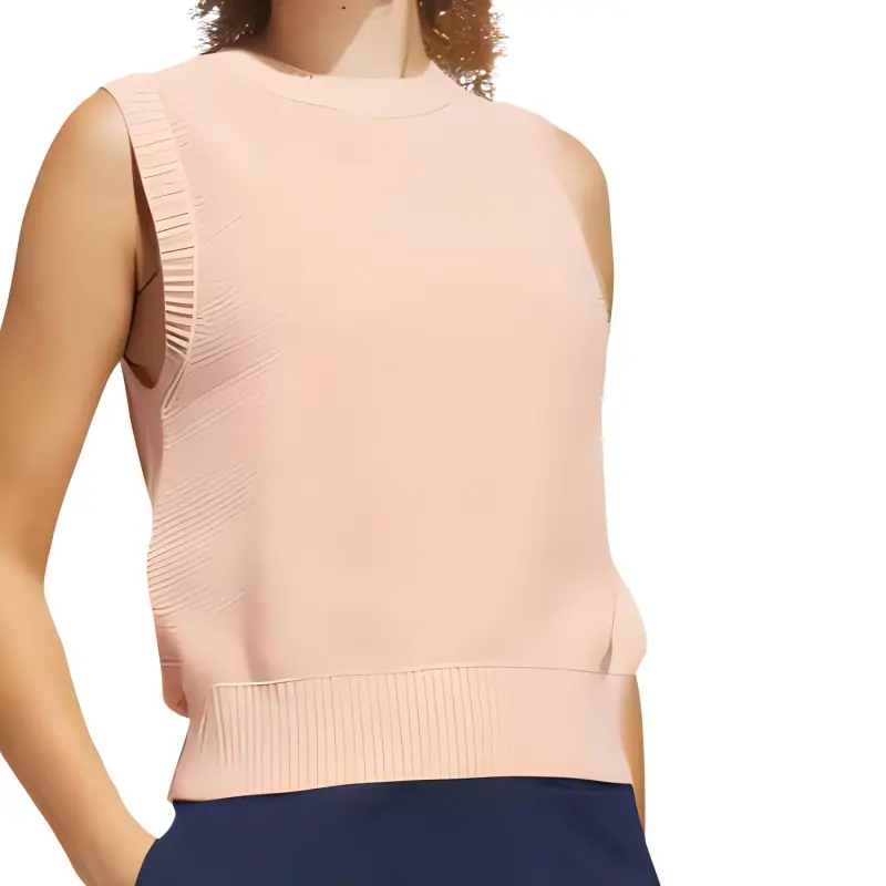 Adidas Tank Top Women's Powder Coral Pink-3
