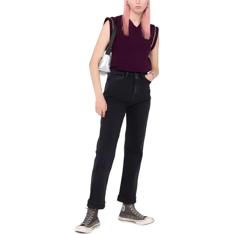 3X1 Claudia Extreme Straight leg Jeans-1
