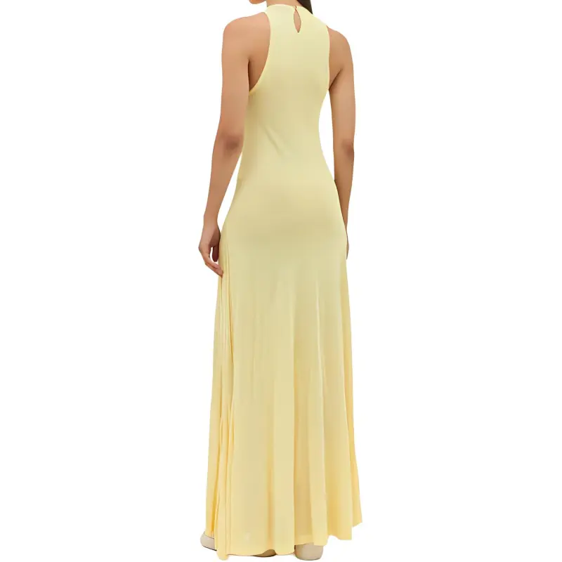 Jacquemus La Robe Maille Sculta Semi Sheer Maxi Dress-2