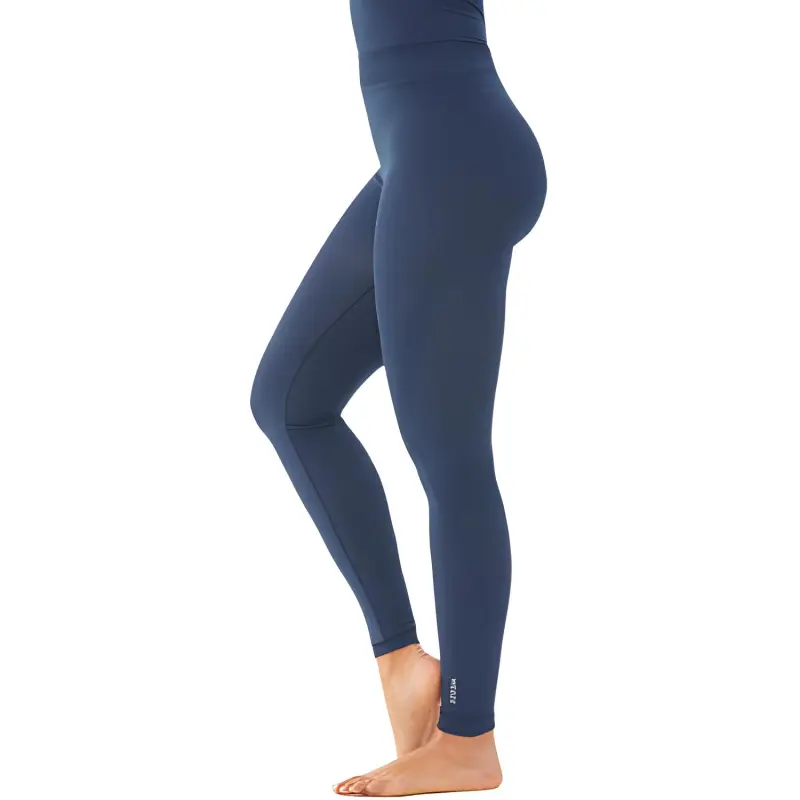 DECATHLON Leggings Women's Blue Black-3