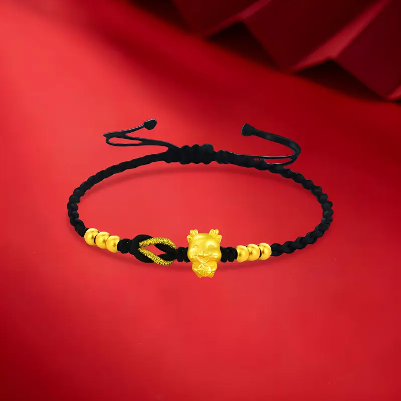 SINO GEM Gold Bracelet Unisex-9