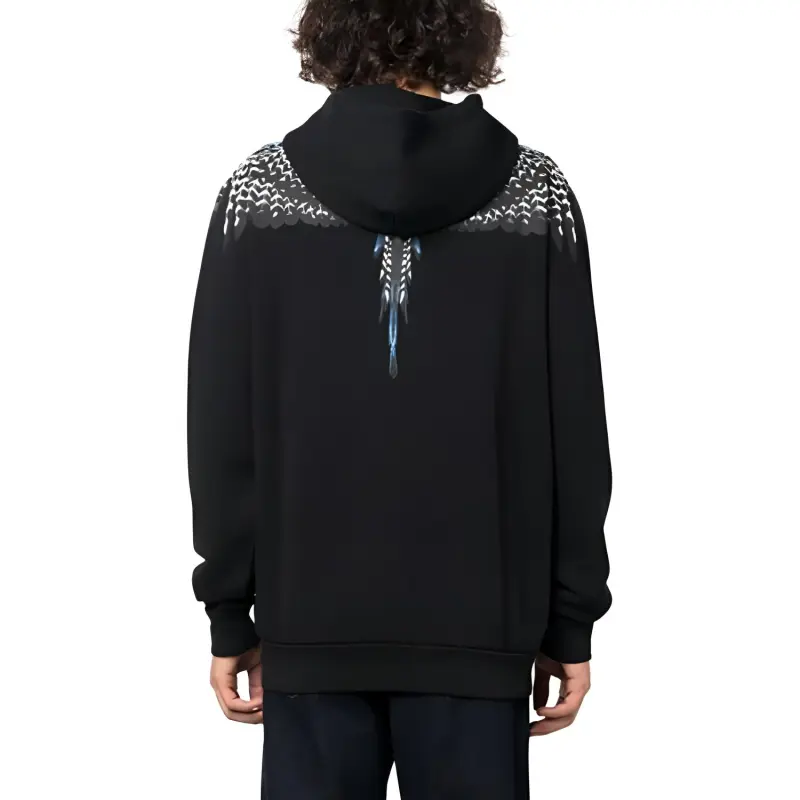 Marcelo Burlon Icon Wings Drawstring Hoodie-3