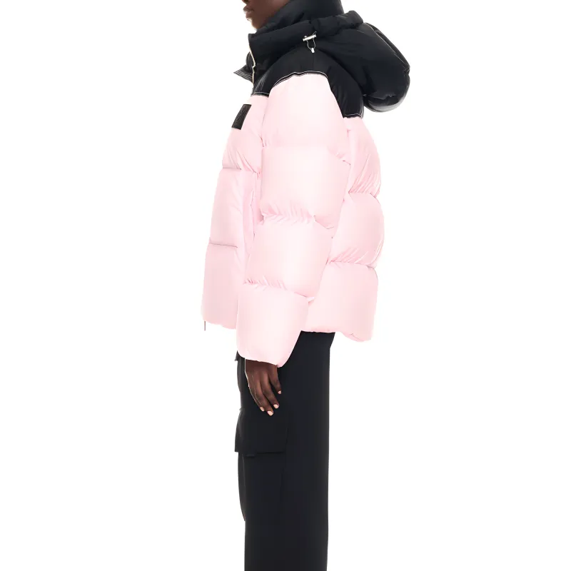 OFF WHITE Logo appliqué Puffer Jacket-3